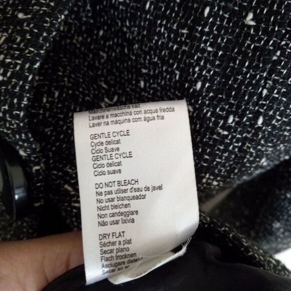 Fox Racing Tweed Textured Pea Coat Grey XS - Picture 8 of 11